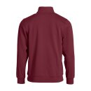 Basic Half Zip - Burgundy