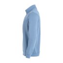 Basic Half Zip - Hellblau