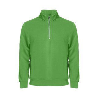 Basic Half Zip - Apple Green