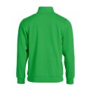 Basic Half Zip - Apple Green