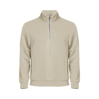 Basic Half Zip - Light Khaki