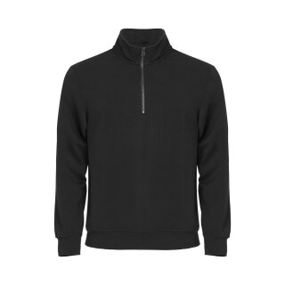 Basic Half Zip - Black