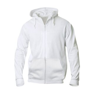 Basic Hoody Full Zip - White