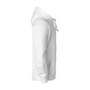 Basic Hoody Full Zip - White