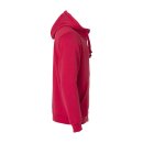 Basic Hoody Full Zip - Red