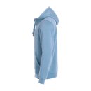 Basic Hoody Full Zip - Light Blue