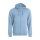 Basic Hoody Full Zip - Light Blue