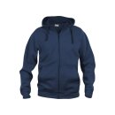 Basic Hoody Full Zip - Dark Navy