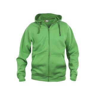 Basic Hoody Full Zip - Apple Green