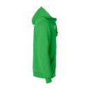 Basic Hoody Full Zip - Apple Green