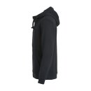 Basic Hoody Full Zip - Black