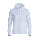 Basic Hoody Full Zip Women - White