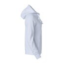 Basic Hoody Full Zip Women - White