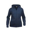 Basic Hoody Full Zip Women - Dark Navy