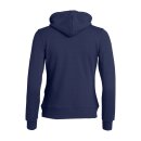 Basic Hoody Full Zip Women - Dark Navy