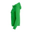Basic Hoody Full Zip Women - Apple Green