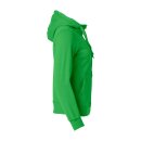 Basic Hoody Full Zip Women - Apple Green