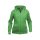 Basic Hoody Full Zip Women - Apple Green