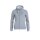 Basic Hoody Full Zip Women - Grey Melange