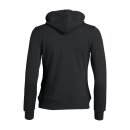 Basic Hoody Full Zip Women - Black