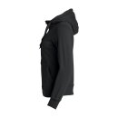 Basic Hoody Full Zip Women - Black