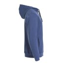 Classic Hoody Full Zip - Blue Melange