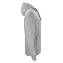 Classic Hoody Full Zip - Grey Melange