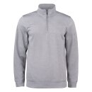Basic Active Half Zip Junior - Grey Melange
