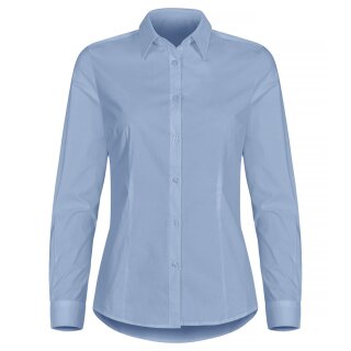 Stretch Shirt L/S Women - Light Blue