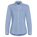 Stretch Shirt L/S Women - Light Blue