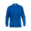 Basic Polo L/S Junior - Royal Blue