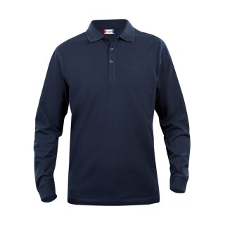 Basic Polo L/S Junior - Dark Navy
