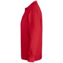 Basic Polo Pocket L/S - Red