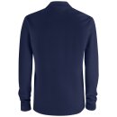 Basic Polo Pocket L/S - Dark Navy