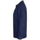 Basic Polo Pocket L/S - Dark Navy