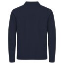 Stretch Premium Polo L/S - Navy