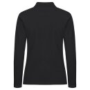 Stretch Premium Polo L/S Women - Black