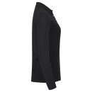 Stretch Premium Polo L/S Women - Black