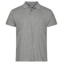 Single Jersey Polo - Grey Melange