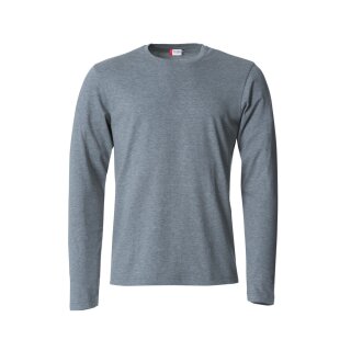 Basic-T L/S - Grey Melange