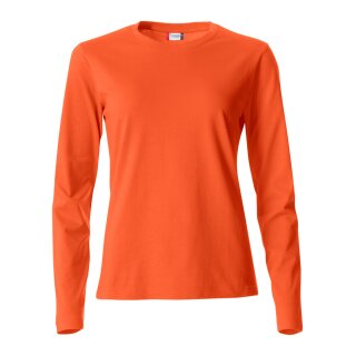 Basic-T L/S Women - Blood Orange