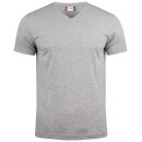 Basic-T V-Neck - Grey Melange