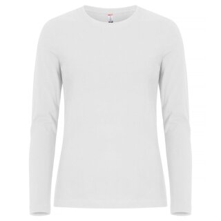 Premium Fashion-T L/S Women - White