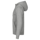 Miami Hoody Full Zip - Metal Grey