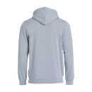 Basic Hoody Full Zip - Anthracite Melange