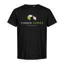 Timber Homes Herren T-Shirt Baumwolle schwarz (6-8XL)