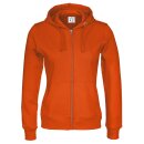 Full Zip Hood Lady Orange (GOTS)