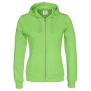 Full Zip Hood Lady Green (GOTS)