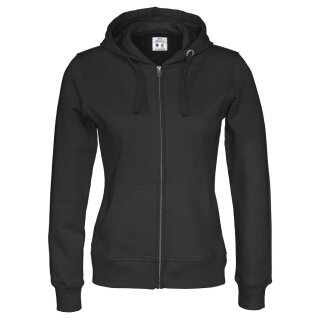 Gots Full Zip Hood Lady black