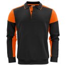 Prime Polosweater Black/Orange